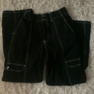 RSQ Womens Smock Waist Loose Cargo Pants